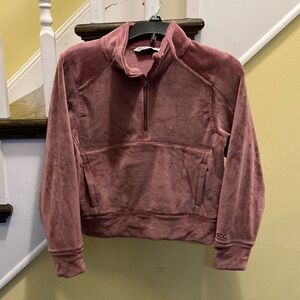 DSG Kids' Pink Quarter-Zip Sweatshirt